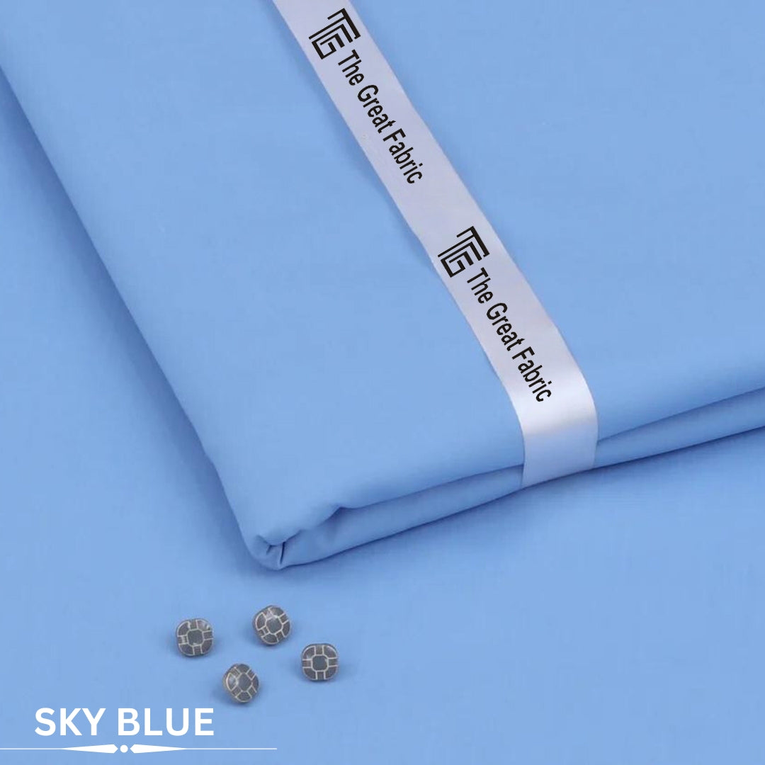 SKY BLUE  ITALIAN WASH AND WEAR