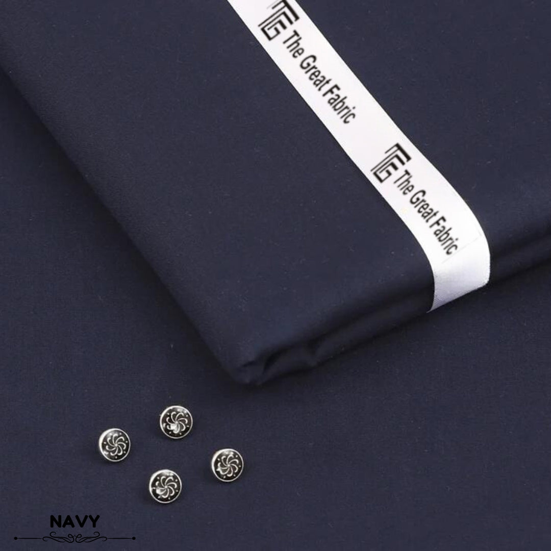 L NAVY (SWISS COTTON )